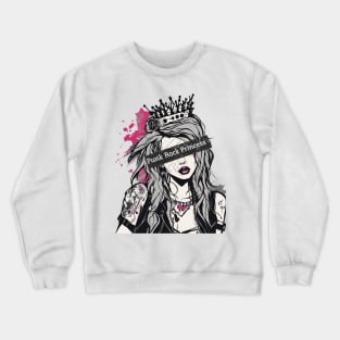 Punk Rock Princess Crewneck Sweatshirt